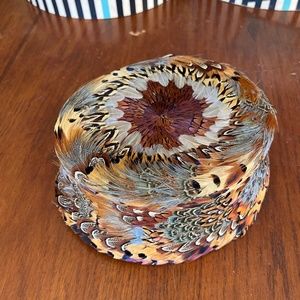 Urbi et Orbi pheasant feather hat
